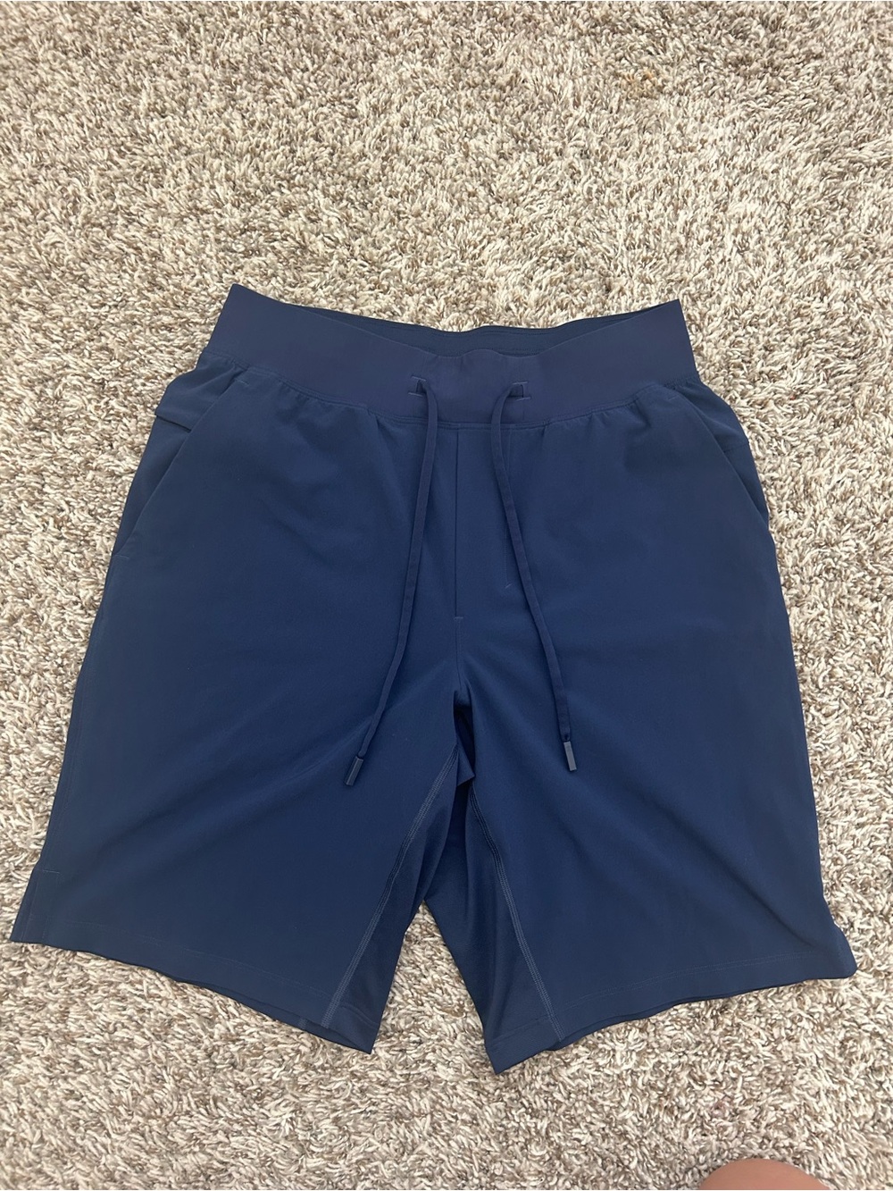 New Lululemon T.H.E Shorts 9" Linerless Mens Small  Gym Training Navy